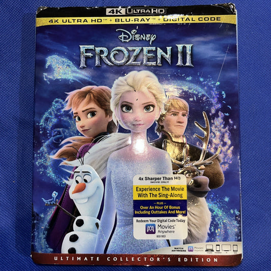 Frozen II (Ultra HD, 2019) No Blu-ray. No Digital Download