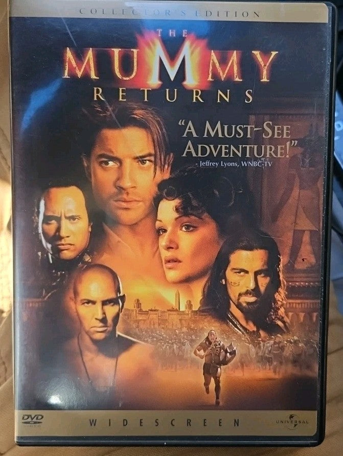 The Mummy Returns (DVD, 2001, Widescreen Edition) New Sealed