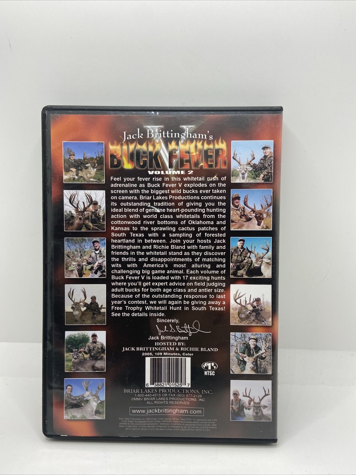 2005 JACK BRITTINGHAM'S BUCK FEVER 5 VOLUME 2 DVD