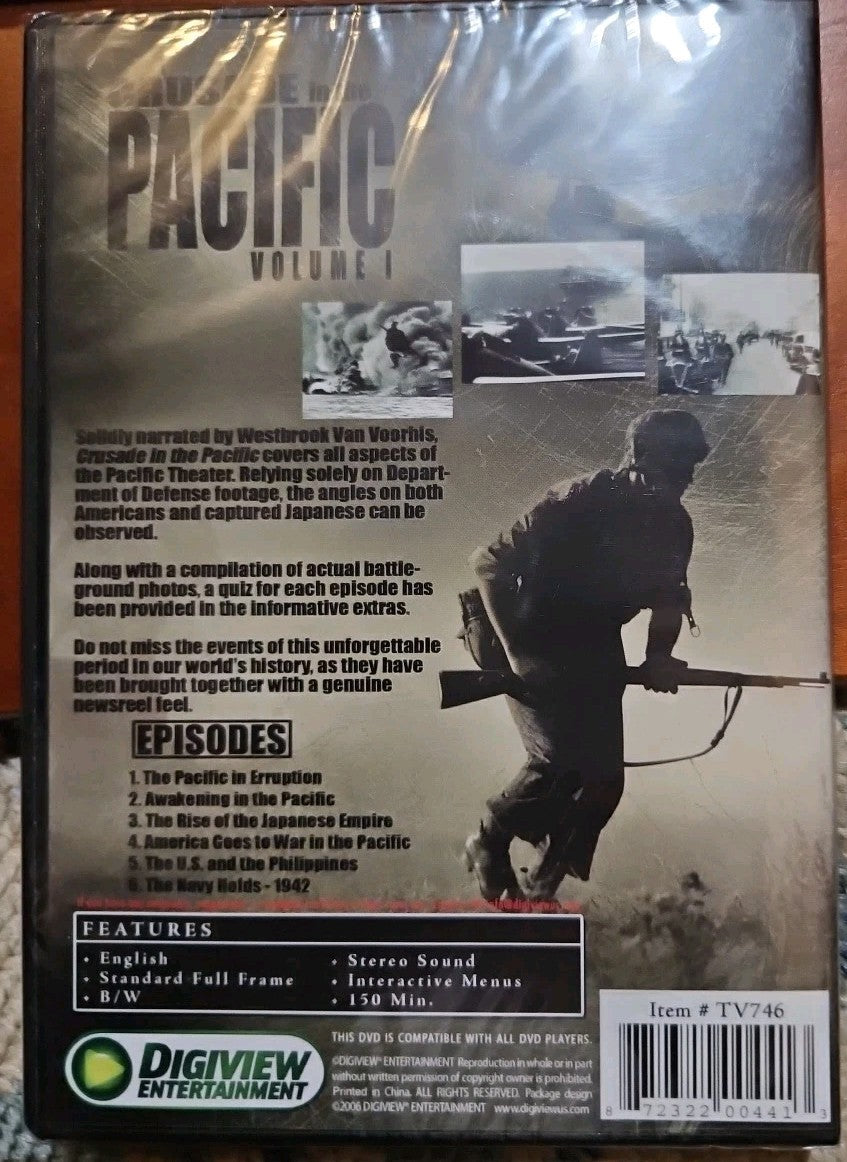 Crusade In The Pacific DVD Volume 1 Movie Brand New Sealed*