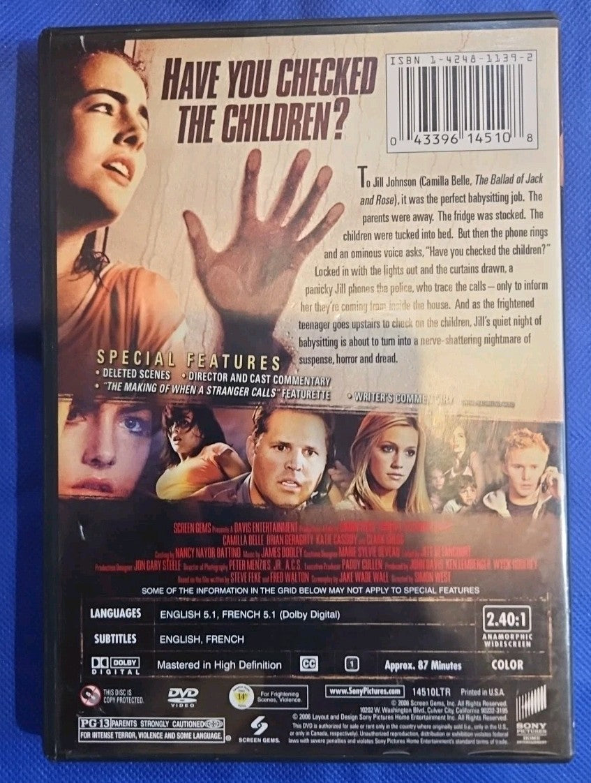 When a Stranger Calls (2006) (DVD, 2006) Sealed