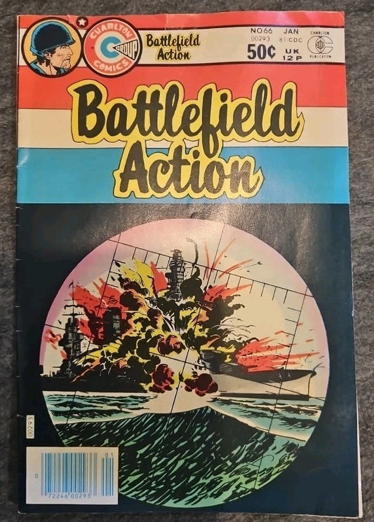 Battlefield Action #66 Charlton Comics Jan 1981 Very Good