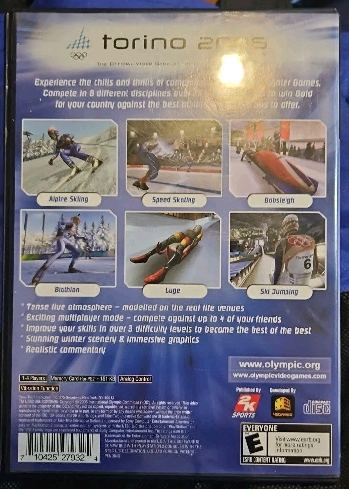 Torino 2006 (Sony PlayStation 2, 2006) Tested. CIB. Original Case