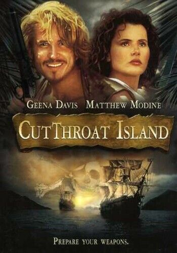 Cutthroat Island (DVD, 1995) New. No Digital Download