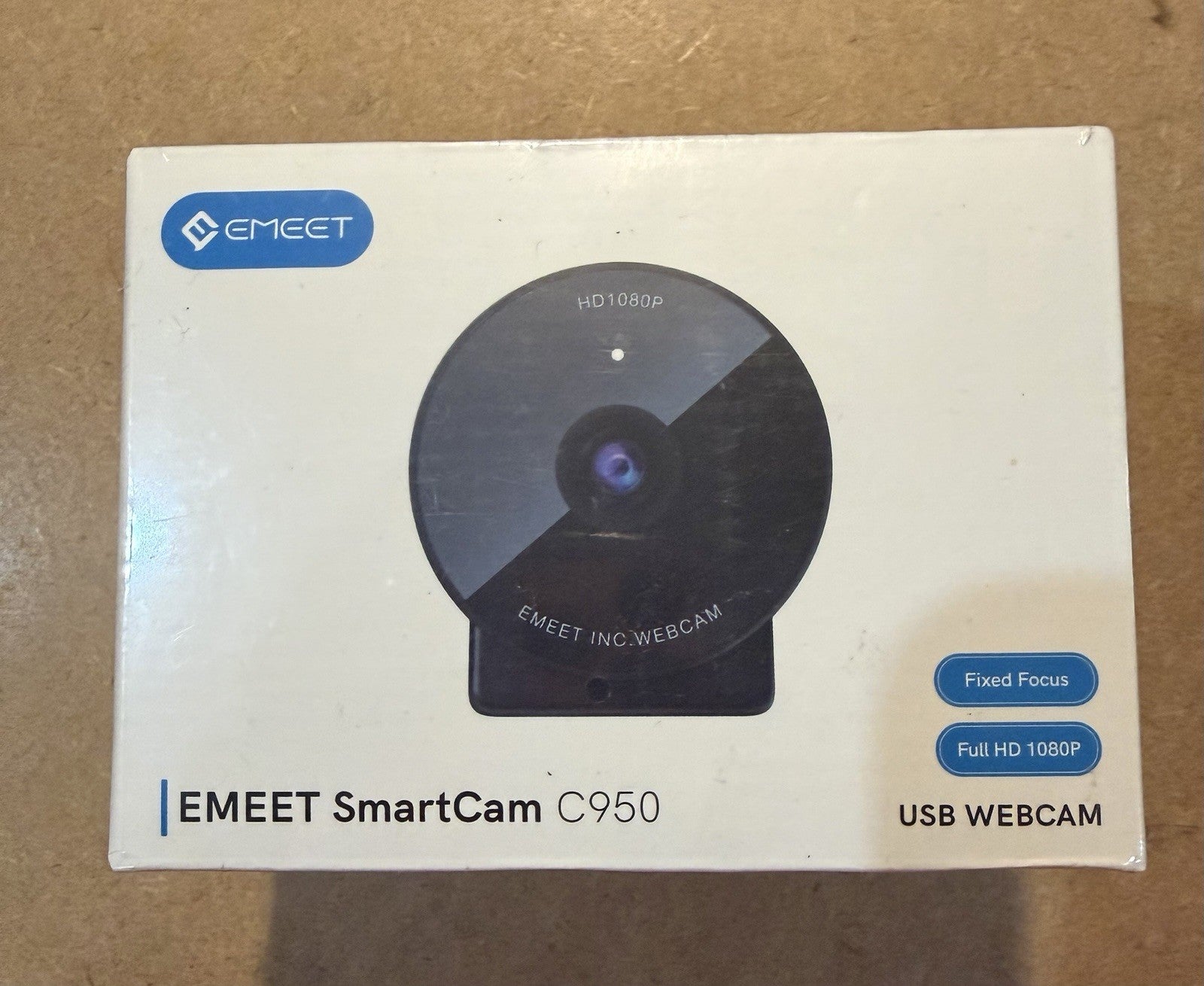 EMEET SmartCam C950 USB Webcam HD 1080P NEW