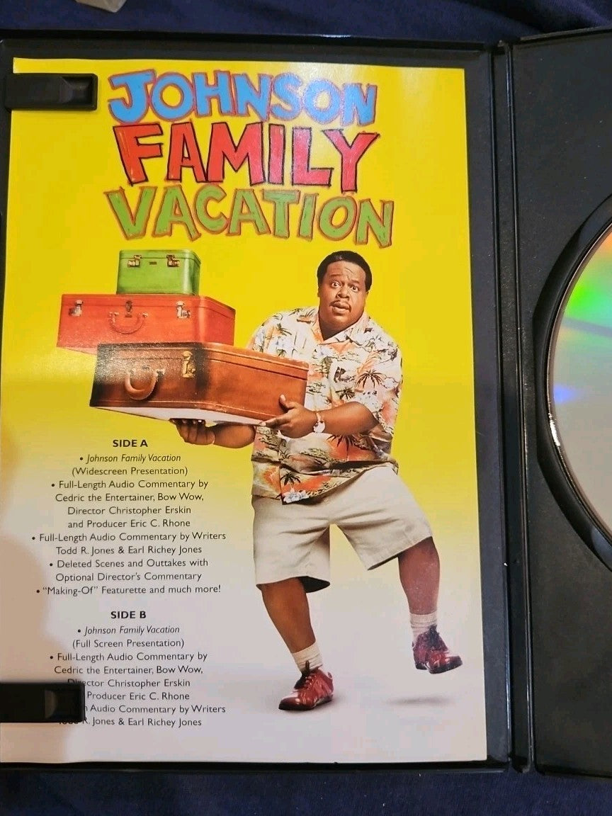 Johnson Family Vacation (DVD, 2004) Slimcase. Cropped Sleeve.