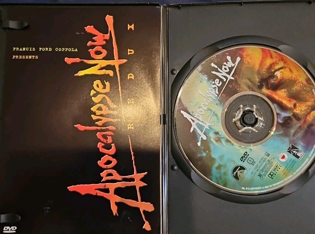 Apocalypse Now-Redux (DVD, 1979) Slimcase. Cropped Sleeve.