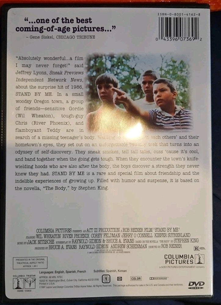 Stand by Me (DVD, 1997, Keep Case)