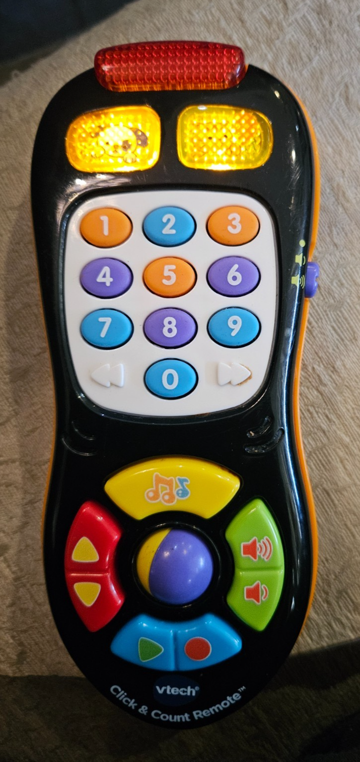 VTech Click and Count Remote Toy for Toddlers Electronic Learning Fun - Tested