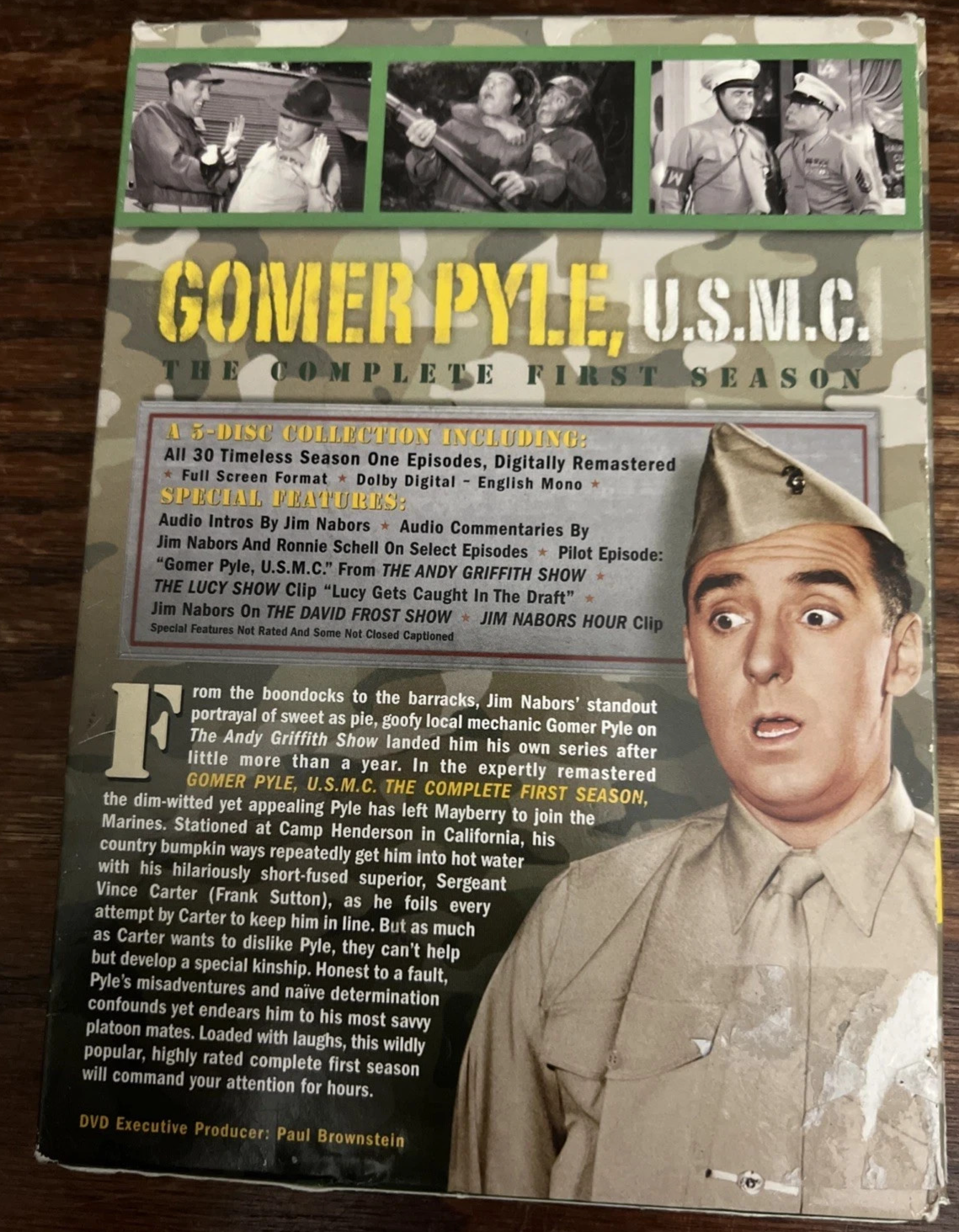 Gomer Pyle USMC: The Complete First Season (DVD, 1964) Jim Nabors.  Tested