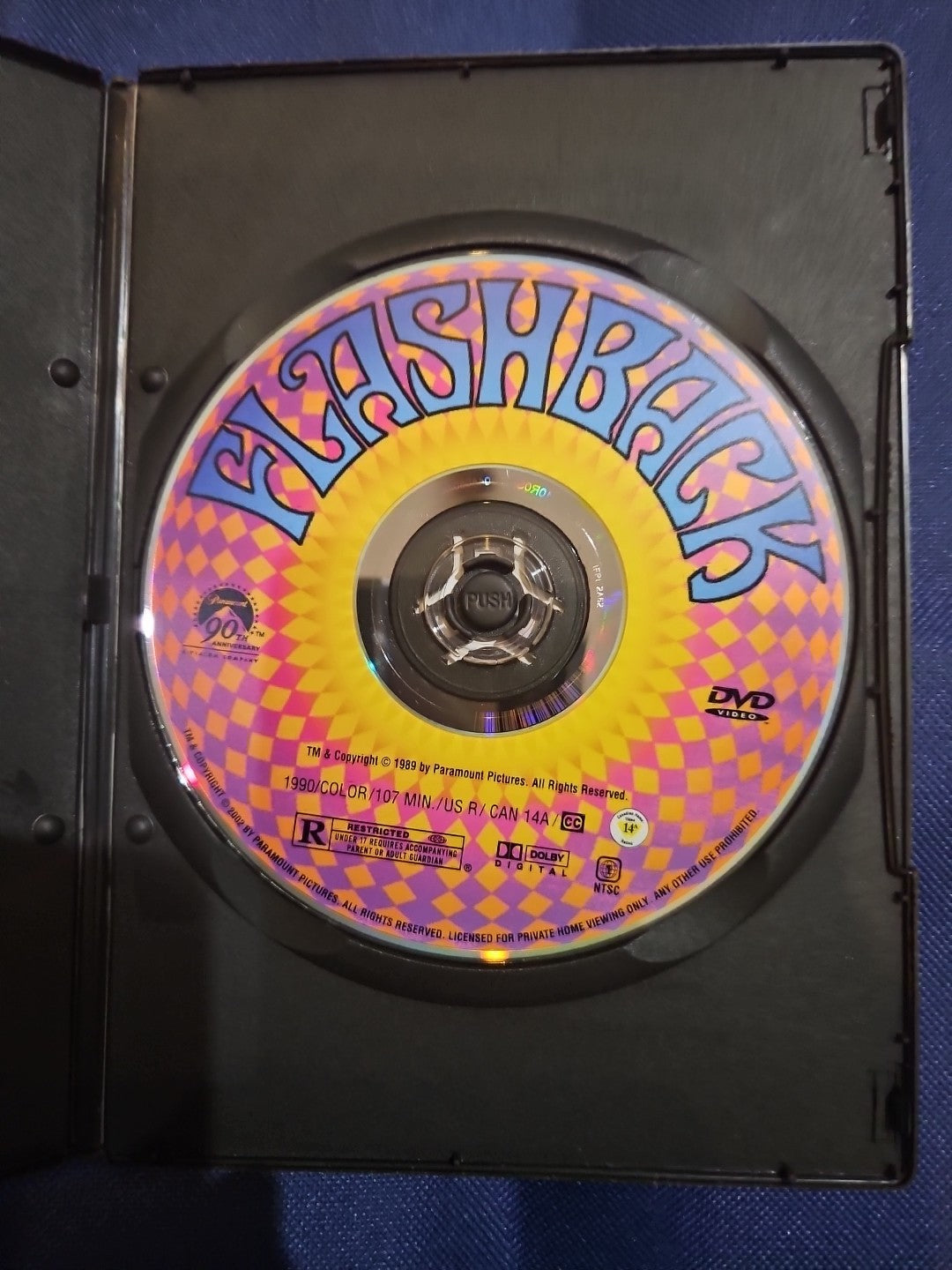 Flashback (DVD, 2002) Tested slim case cropped artwork.