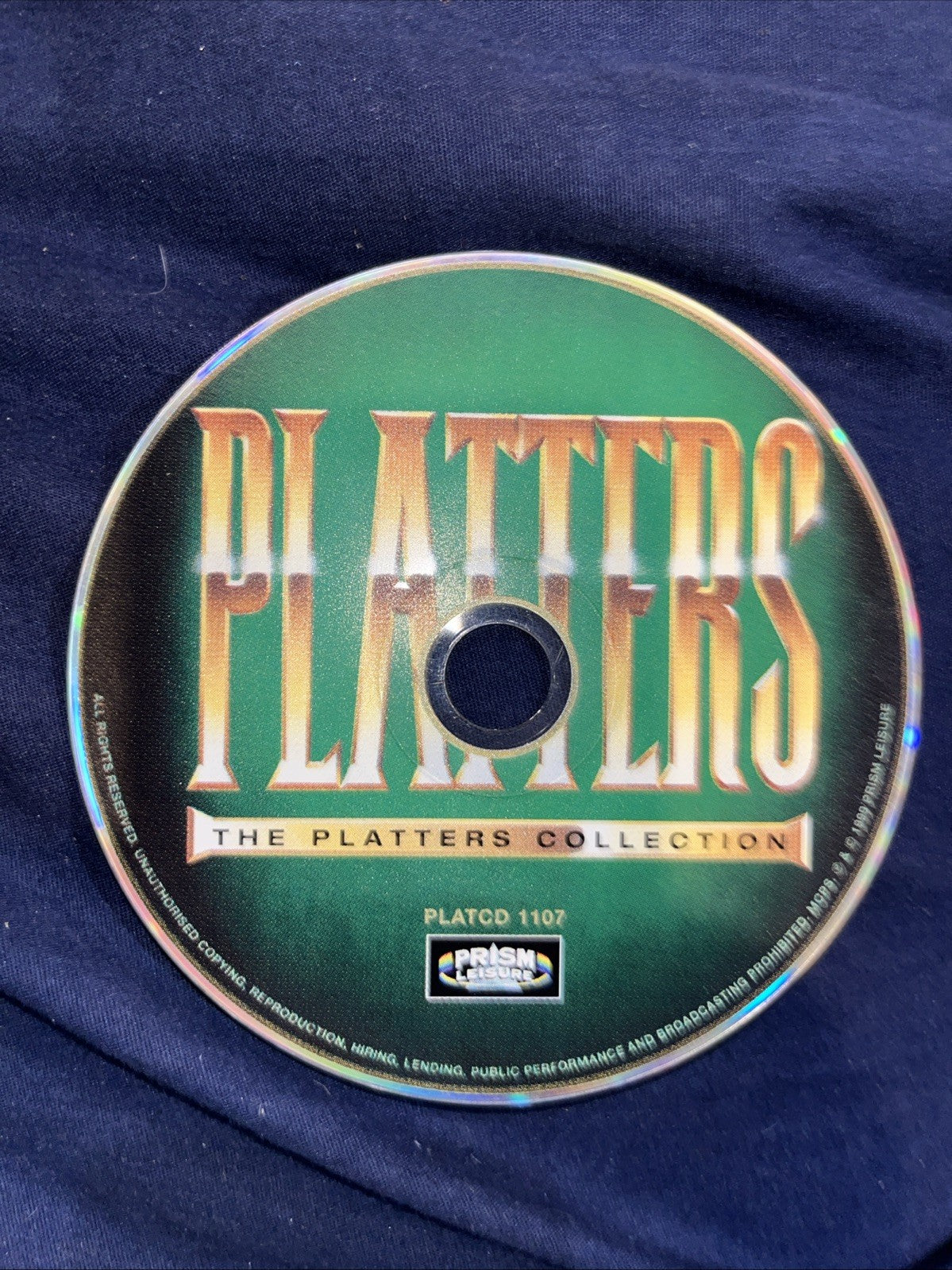 Revue Collection by The Platters (CD, Nov-1997, Revue Collection) Disc Only