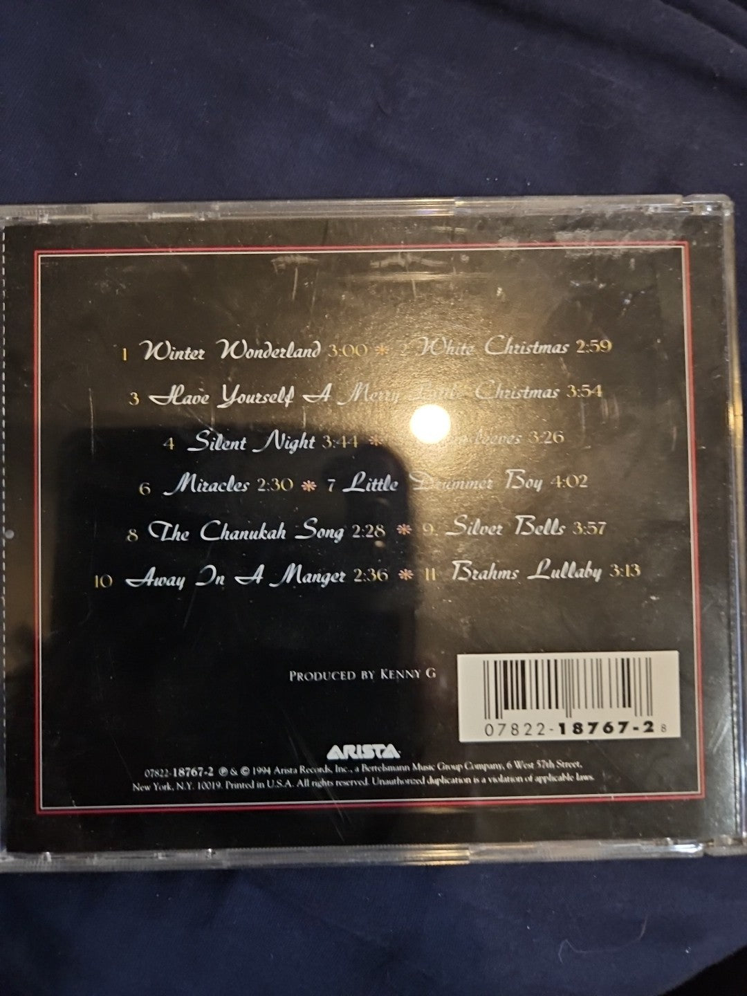 Miracles: The Holiday Album by Kenny G (CD, Oct-1995, Arista)