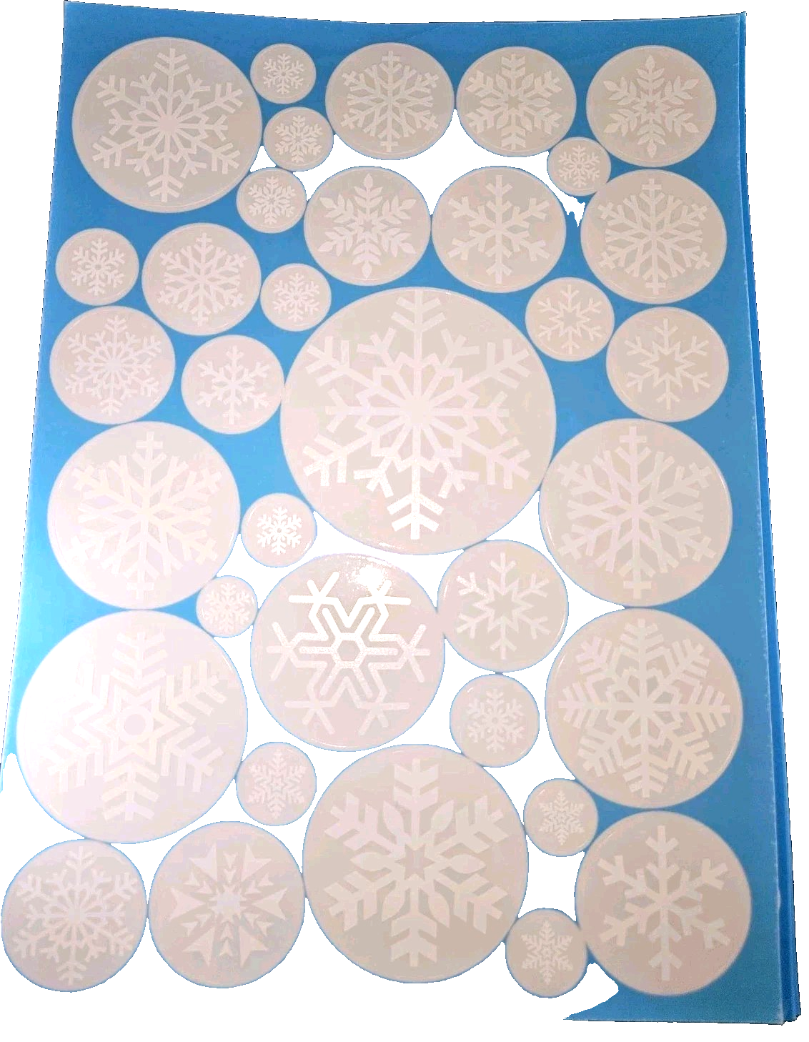 Christmas Spray & Cling Decals 8 Sheets -240 Decals