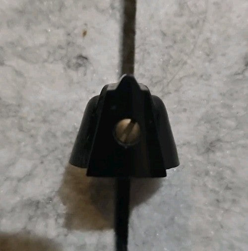 Selector Knob 1.25" L x .75" W x .75" H +.25" Hole With Set Screw Lock