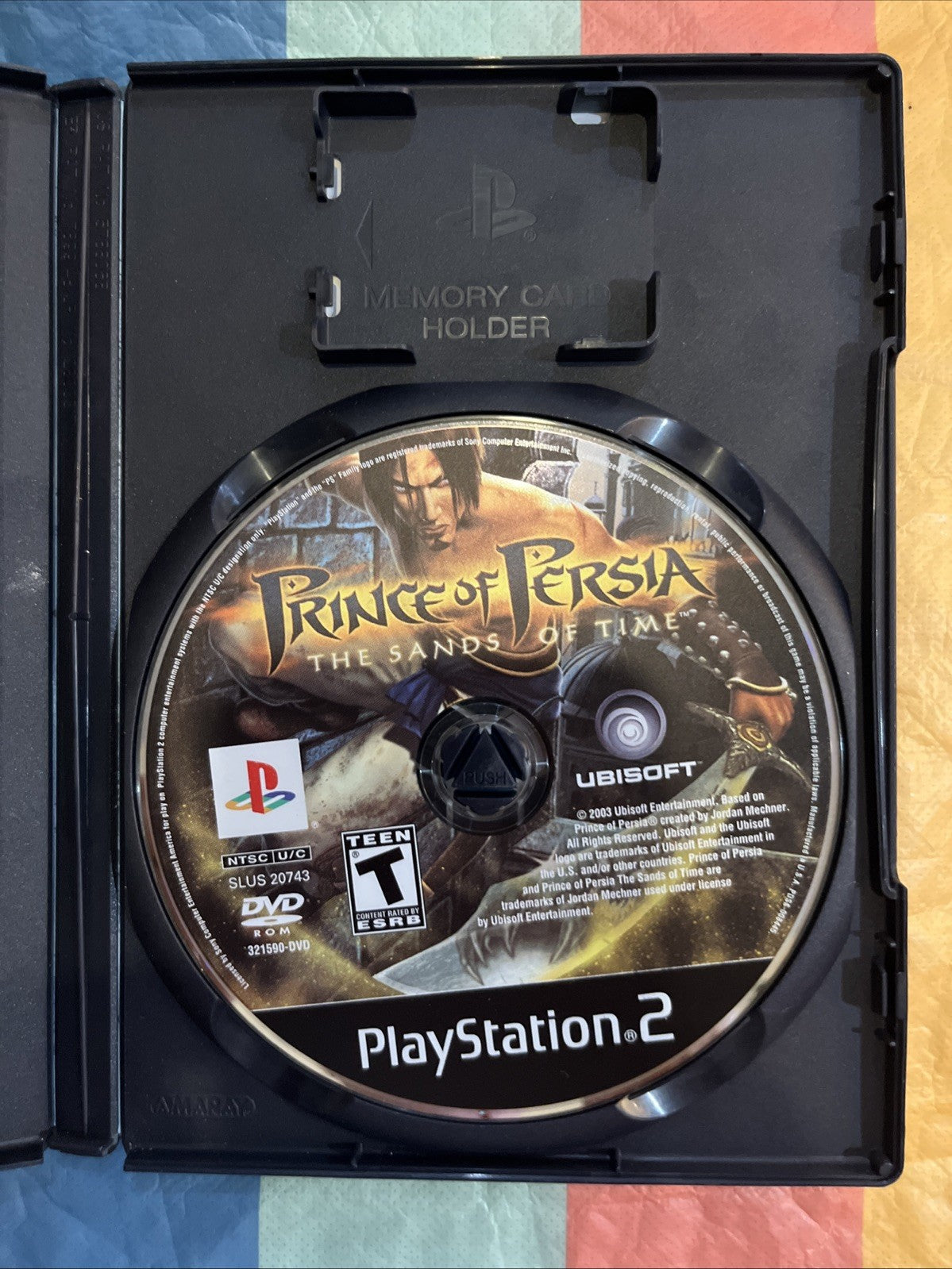 Prince of Persia: The Sands of Time (PS2) CIB. Manual + Reg Card. Original Disc