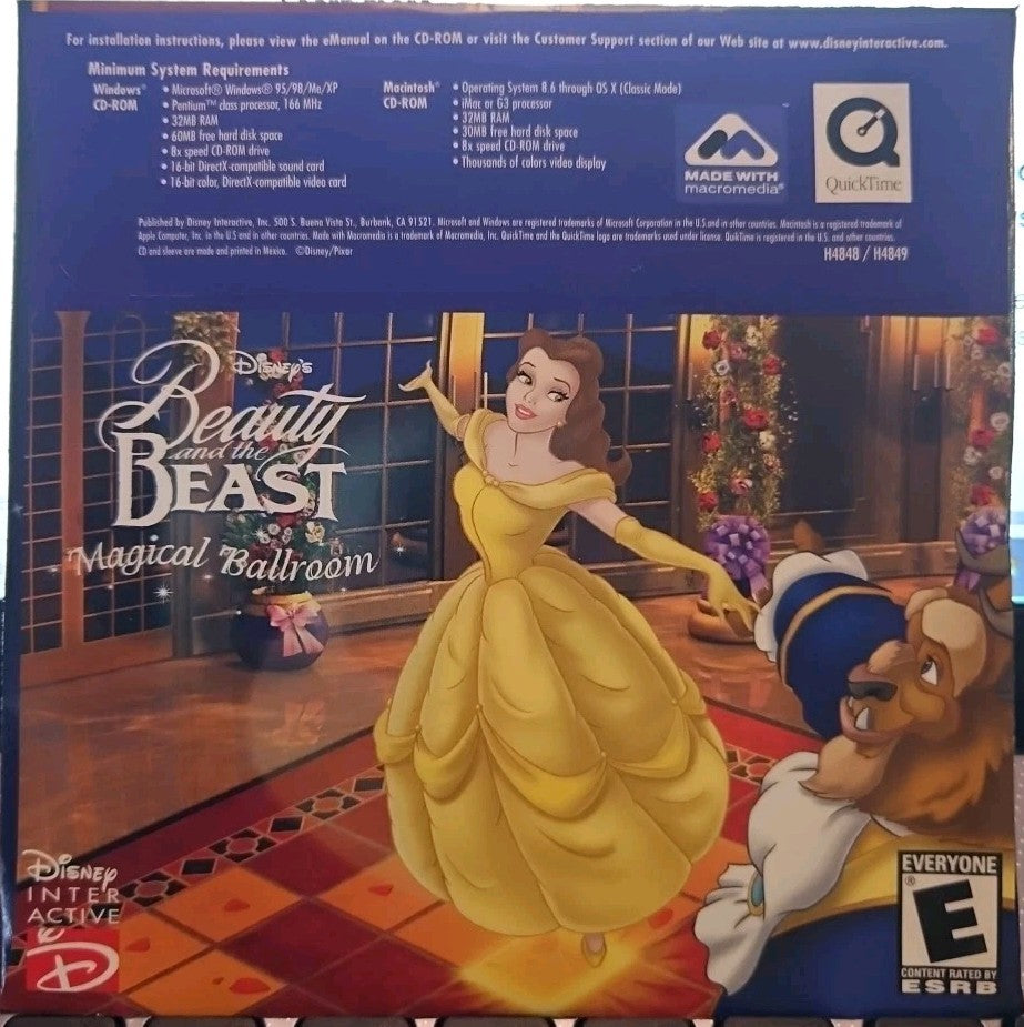 Beauty and the Beast (DVD, 2002, 2-Disc Set, Special Edition) + CD-ROM