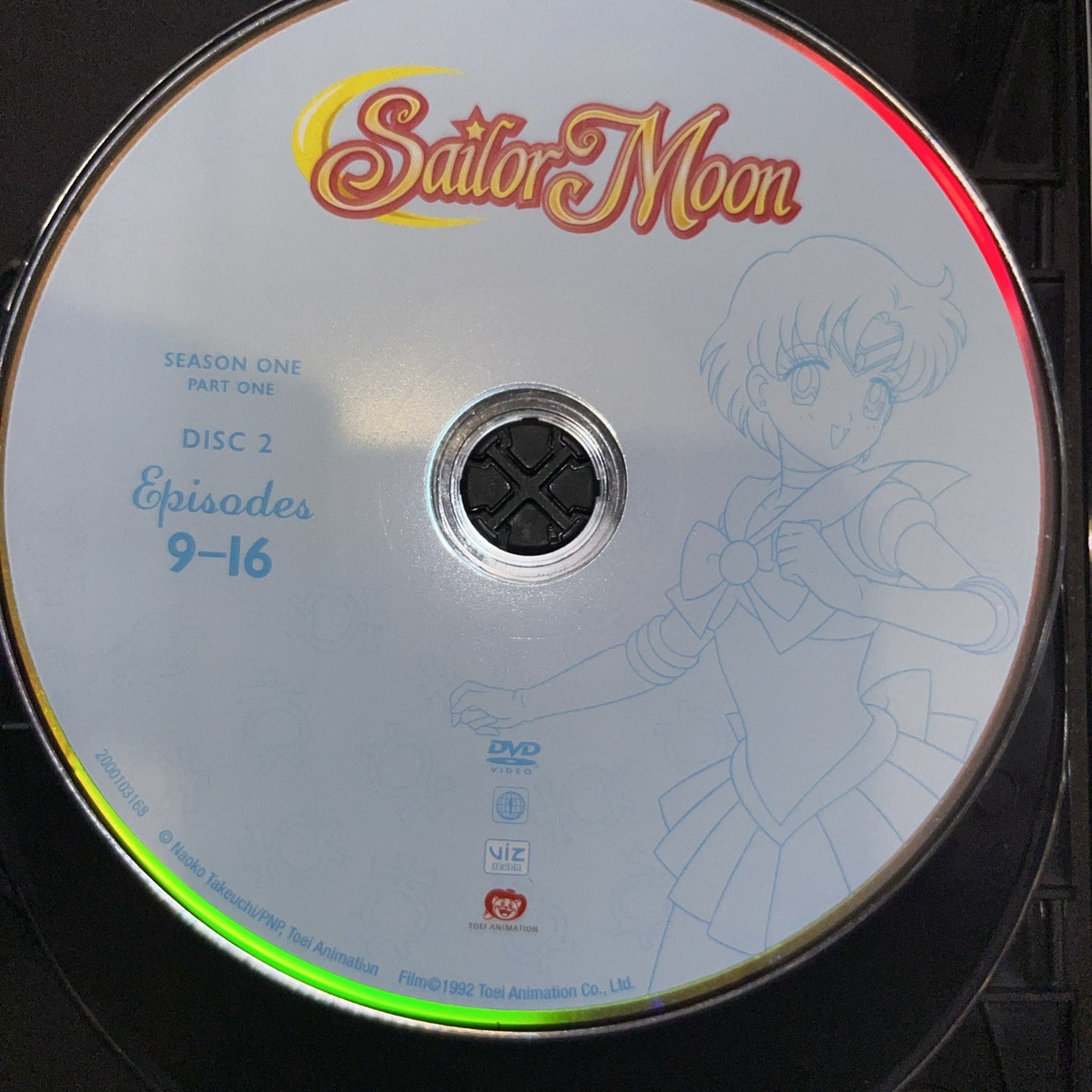 Sailor Moon Set 1 (DVD, 1992) Missing Disc One. Tested.