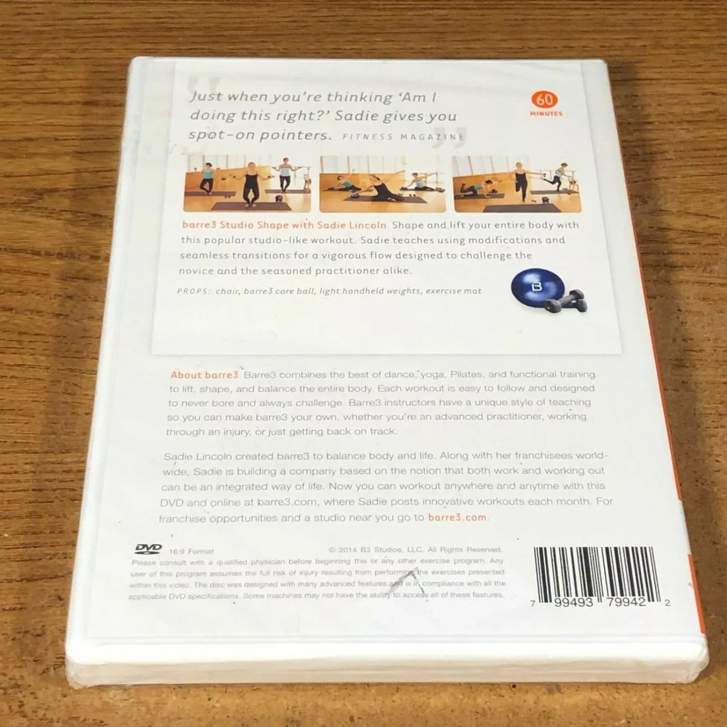 Studio Shape with Sadie Lincoln (DVD) Brand New Sealed