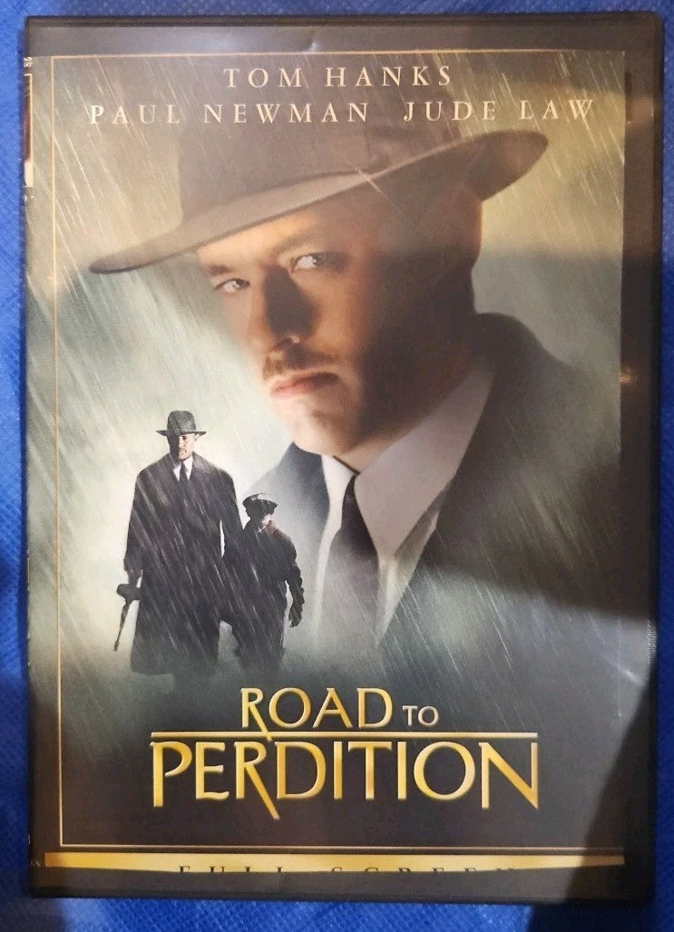 Road to Perdition (DVD, 2003, Full Frame) Artwork Cropped. Tested. Slim Case