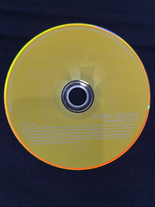 Toby Keith 35 Biggest Hits (2-CD) Discs Only