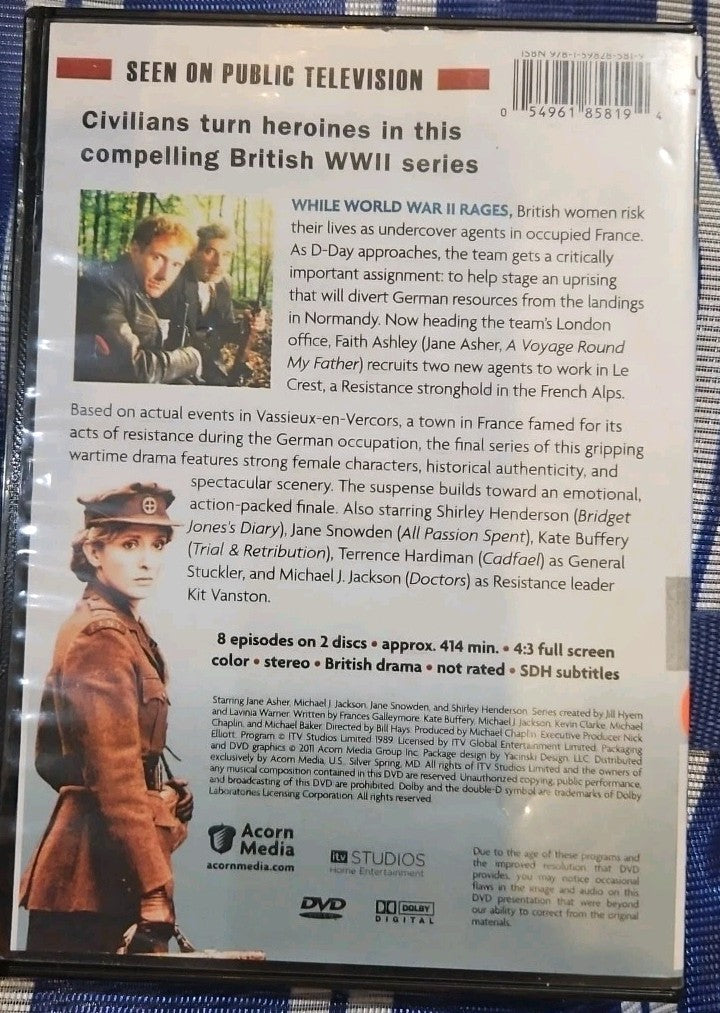 Wish Me Luck: Series 3 (DVD) Disc 2 Episodes 6-8 Only.  Missing Other Discs