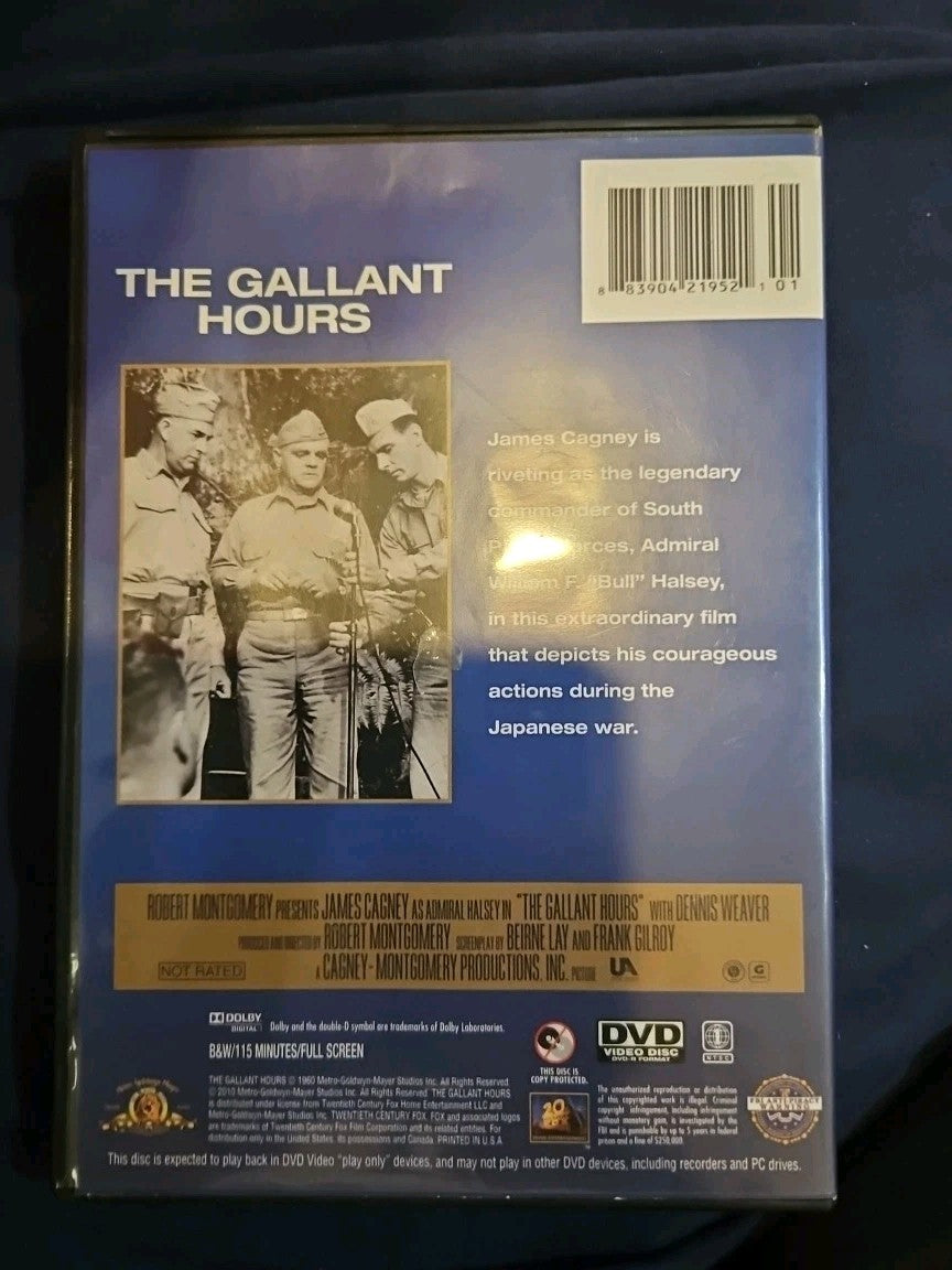 The Gallant Hours (DVD, 1960)