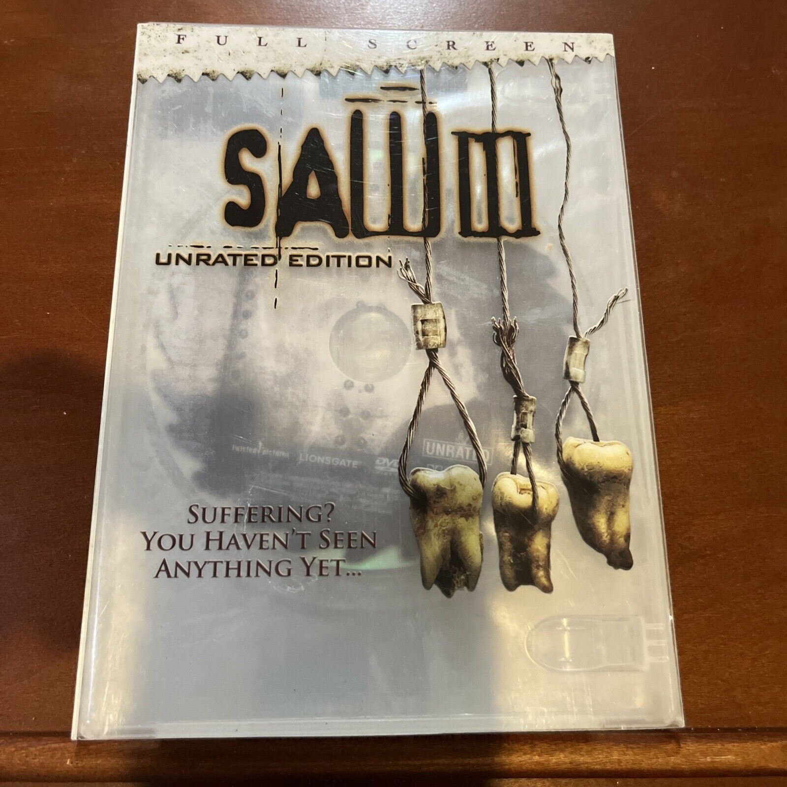 Saw III (DVD, 2007, Unrated Full Screen)
