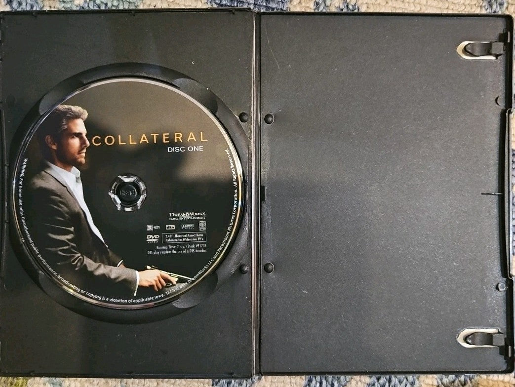 Collateral (DVD, 2004) Slim Case. Tested. Cropped Artwork