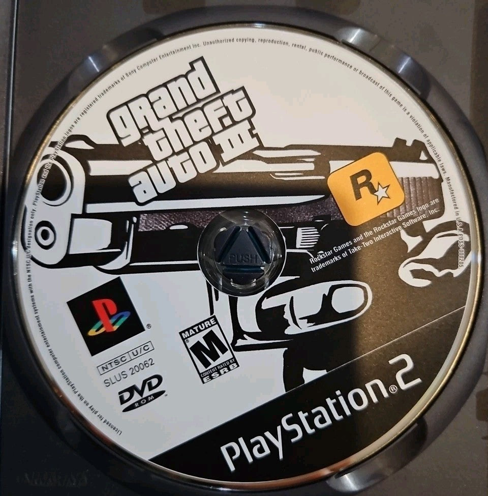 Grand Theft Auto 3 - Sony PlayStation 2. Mint. Tested. No Scratches. Resealed