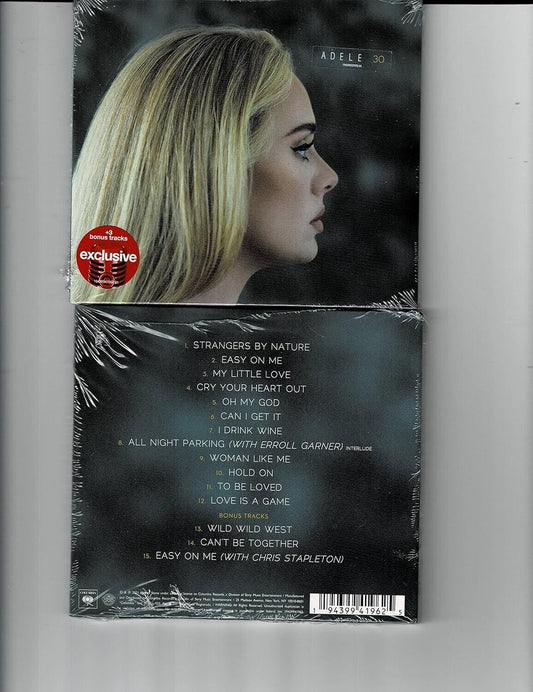 Adele - 30 (Target Exclusive, Deluxe CD) 3 Bonus Tracks  BRAND NEW