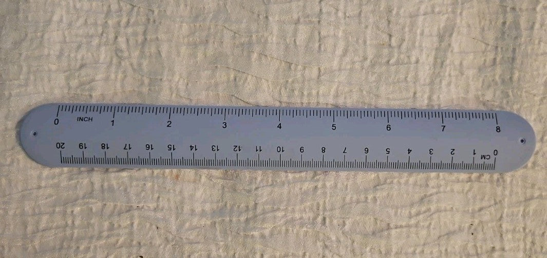 Slap Band Slap Bracelet 8"Ruler and To Do List Vinyl Coated