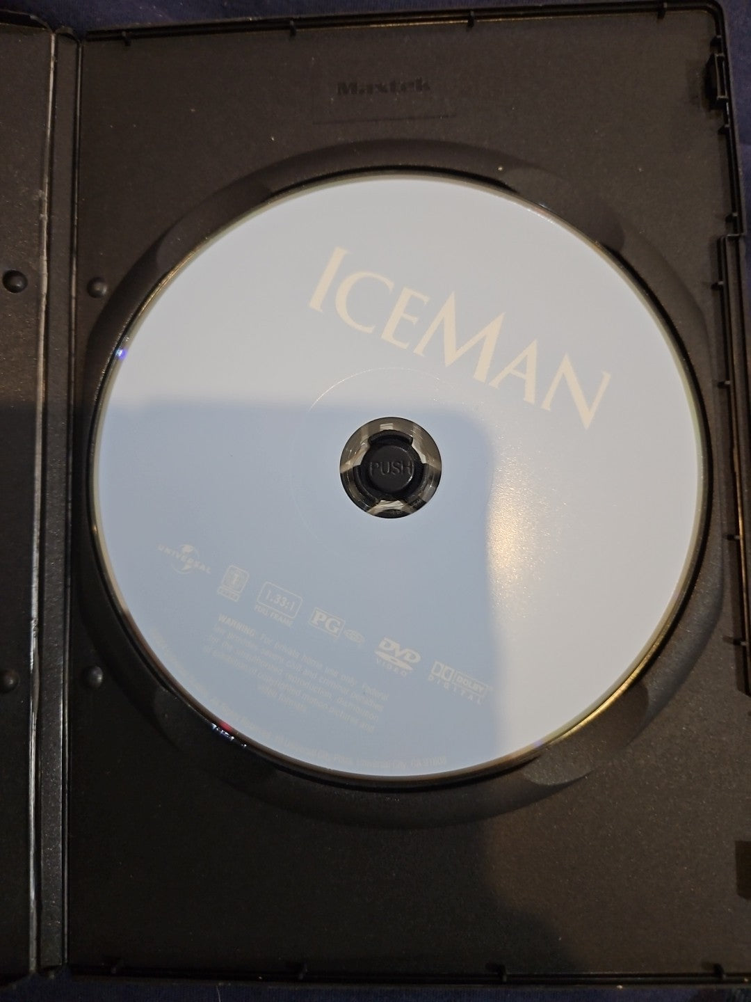 Iceman (DVD, 1984) Slim Case. Cropped Sleeve