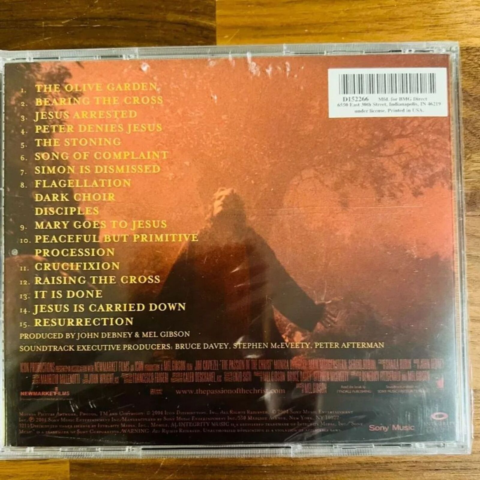 The Passion of the Christ: Original Motion Picture Soundtrack (CD ) Brand New