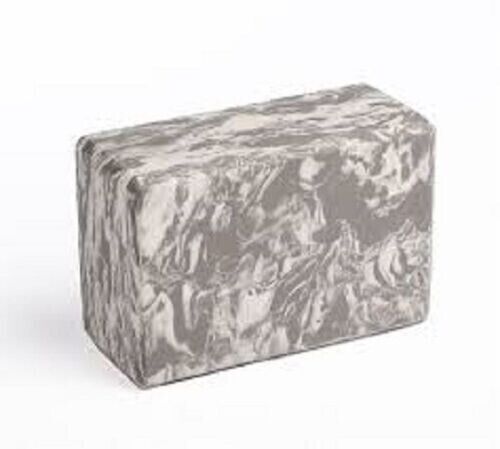 Yoga Block Black Marble Pilates Fitness Exercise Health Women Men Children