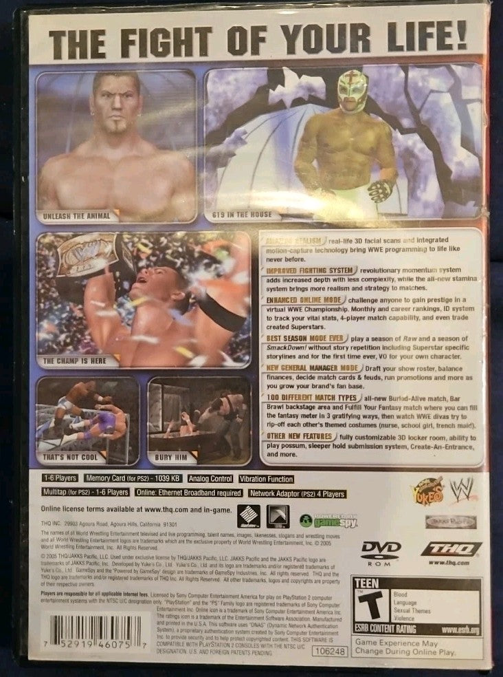 WWE SmackDown vs. Raw 2006 (Sony PlayStation 2, 2005)