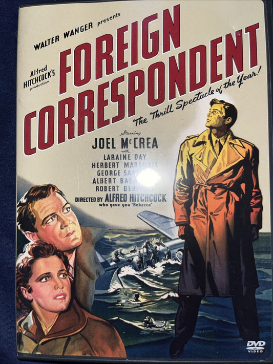 Foreign Correspondent (DVD, 1940)