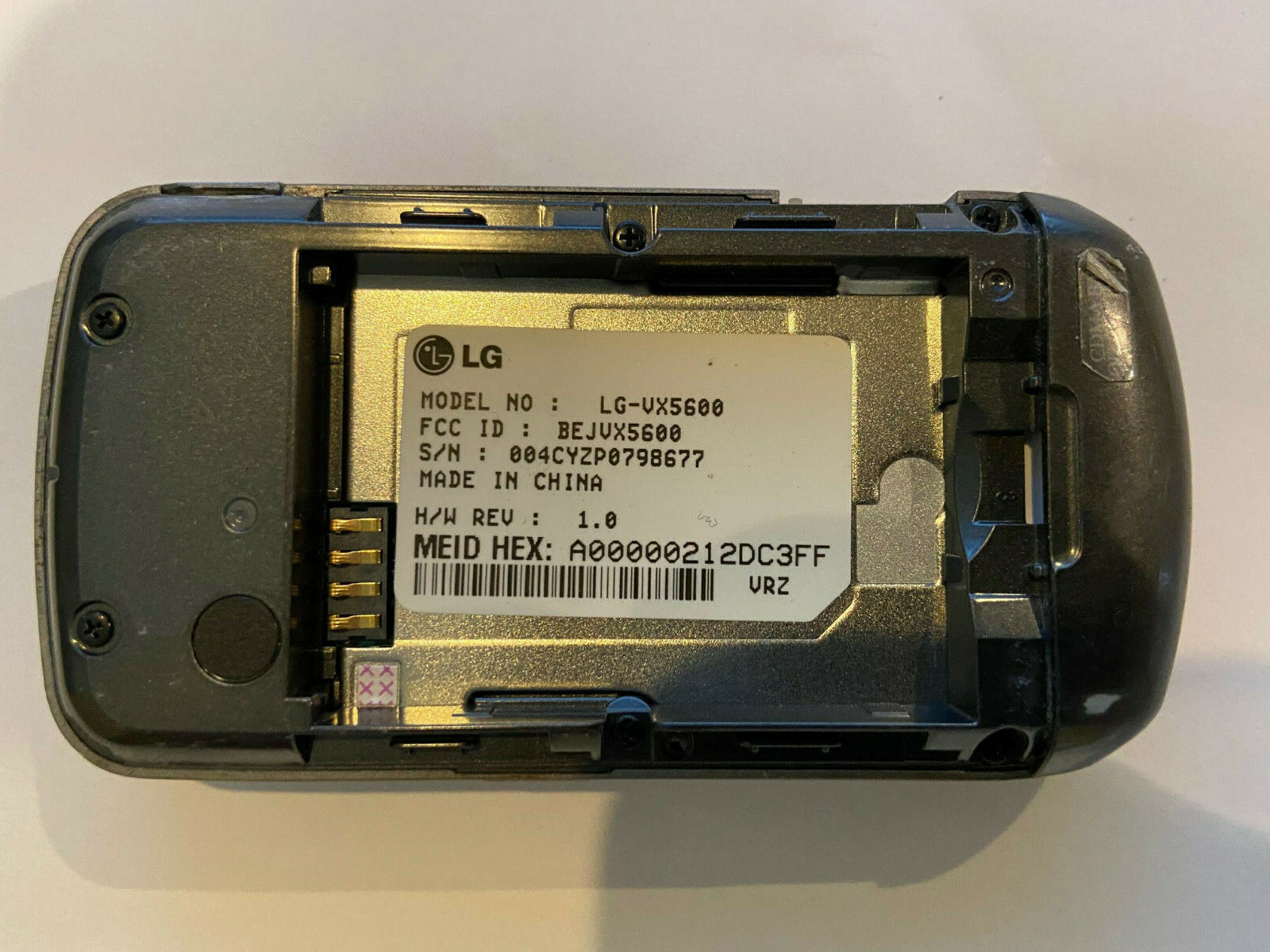 LG Accolade VX5600 - Gray (Verizon) Cellular Phone - Tested