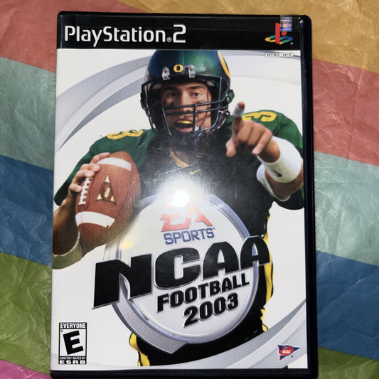 NCAA Football 2003 (PS2) Tested. No Scratches. No Manual. Original Case.See Pics