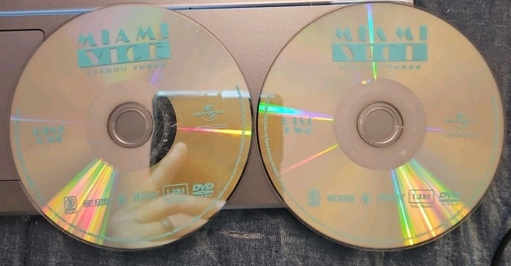 Miami Vice Season 3 Disc 1 & 2 ONLY. TESTED
