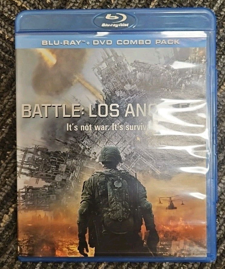 Battle: Los Angeles (Blu-ray/DVD, 2-Disc Set) brand new sealed. No Download