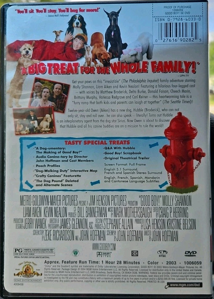 Good Boy (DVD, 2003)  New Sealed