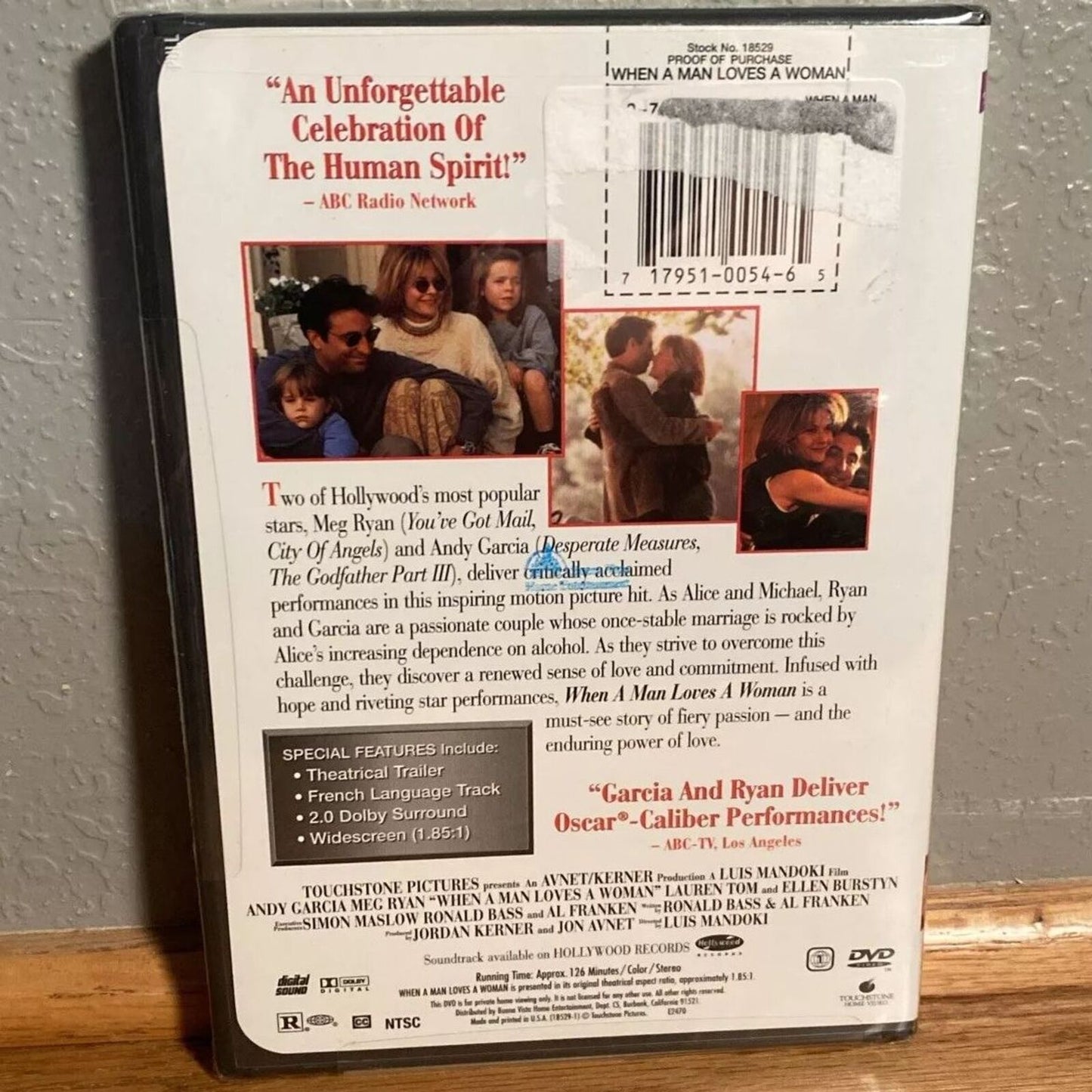 When a Man Love a Woman (DVD) Brand New