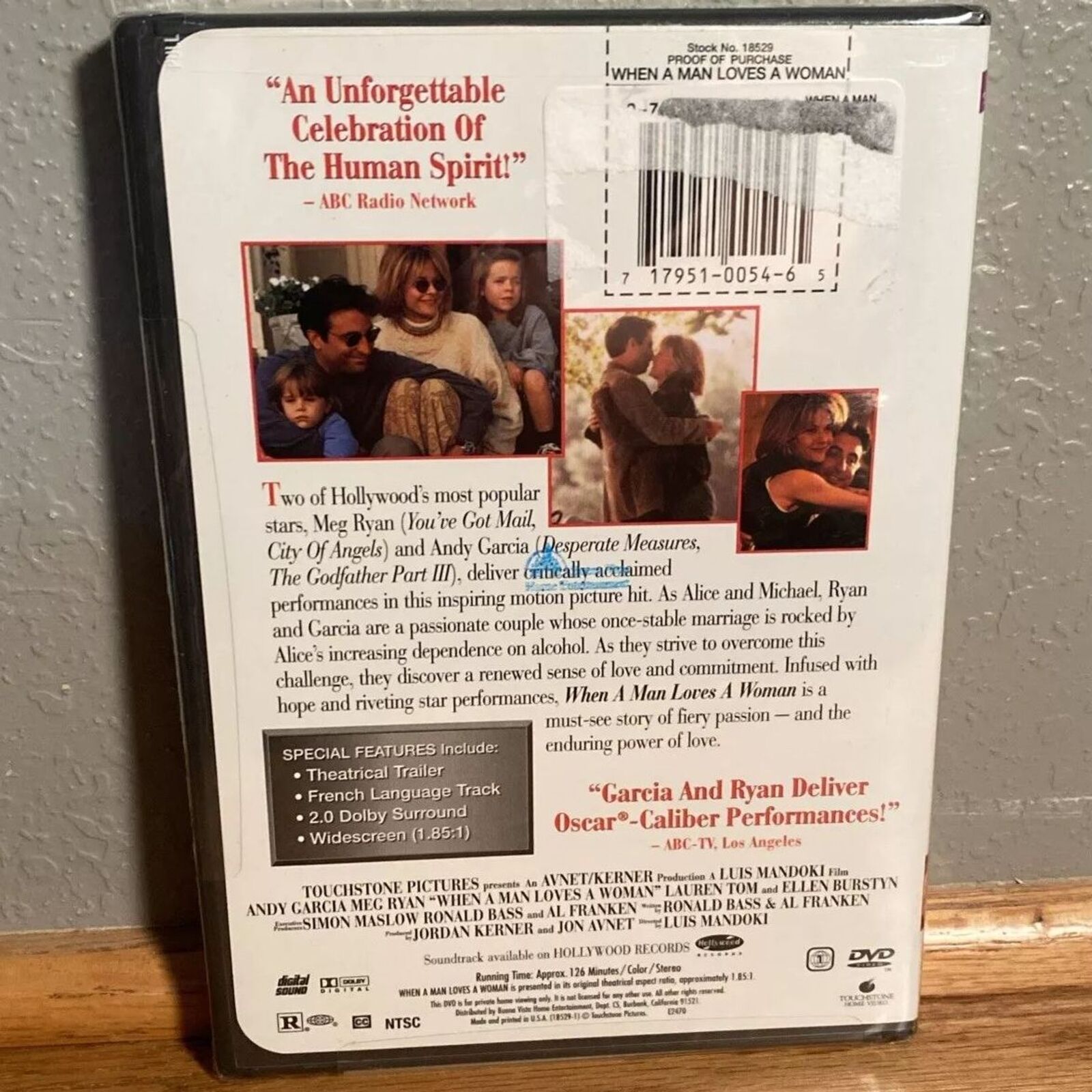 When a Man Love a Woman (DVD) Brand New