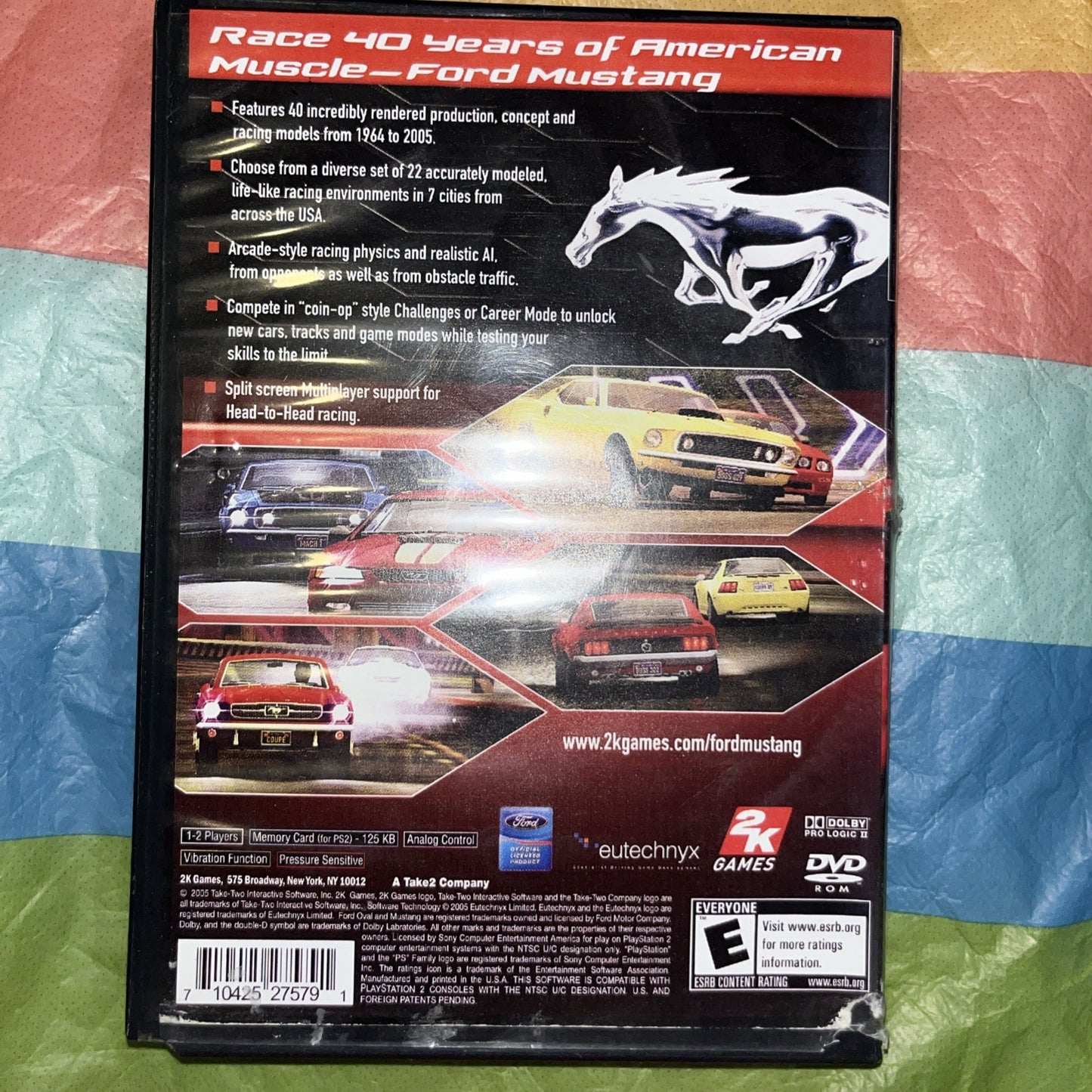 Ford Mustang: The Legend Lives (PS2) Tested. Manual. Rental Case