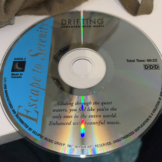 Escape To Serenity: Drifting Enhanced With Music (CD) Disc Only