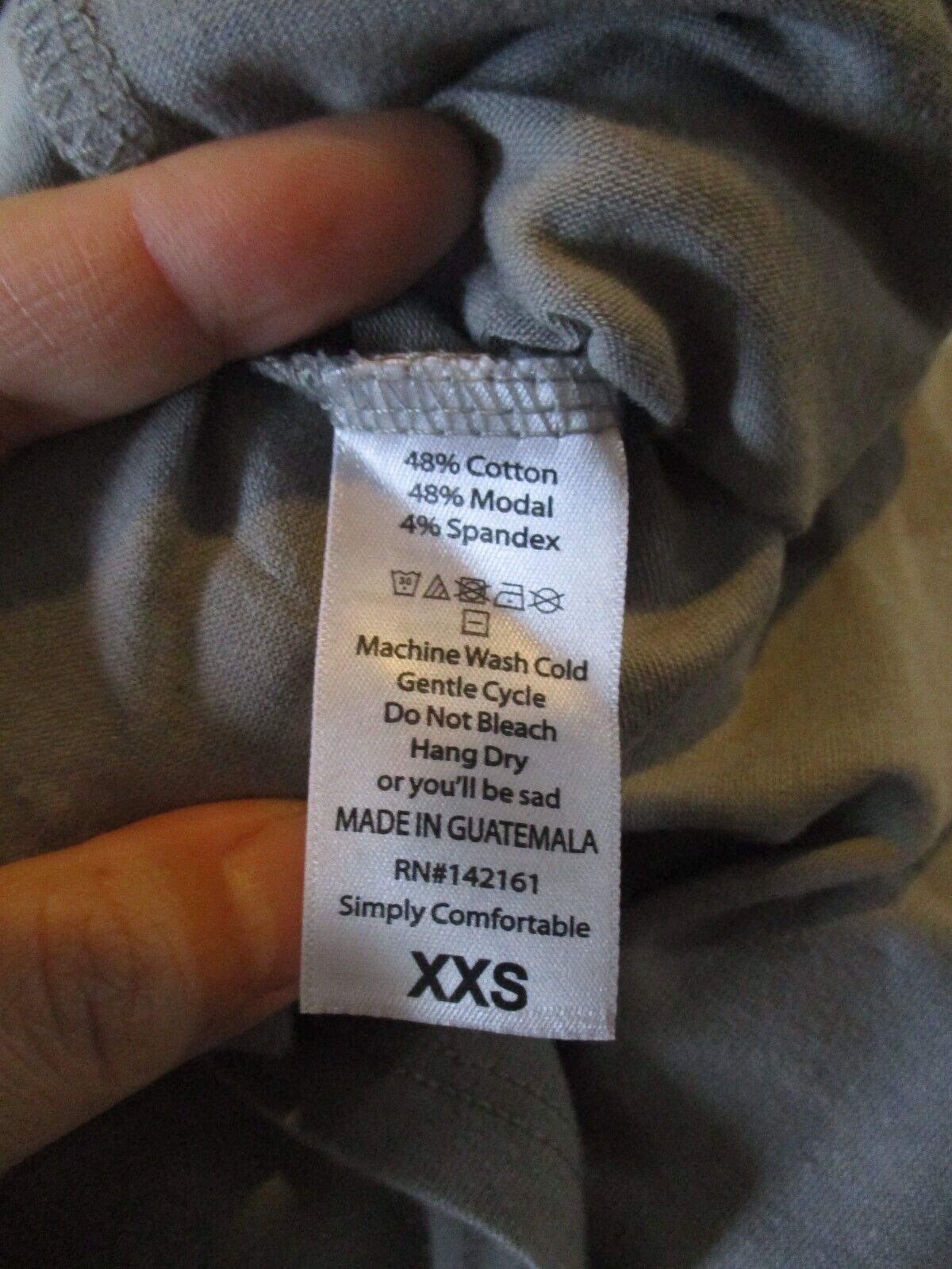 LuLaRoe Irma Solid Gray Tunic XXS NWOT