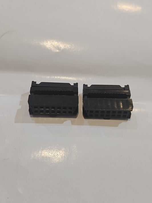 14-pin (2x7) Female IDC Socket Connector (2-Pack)