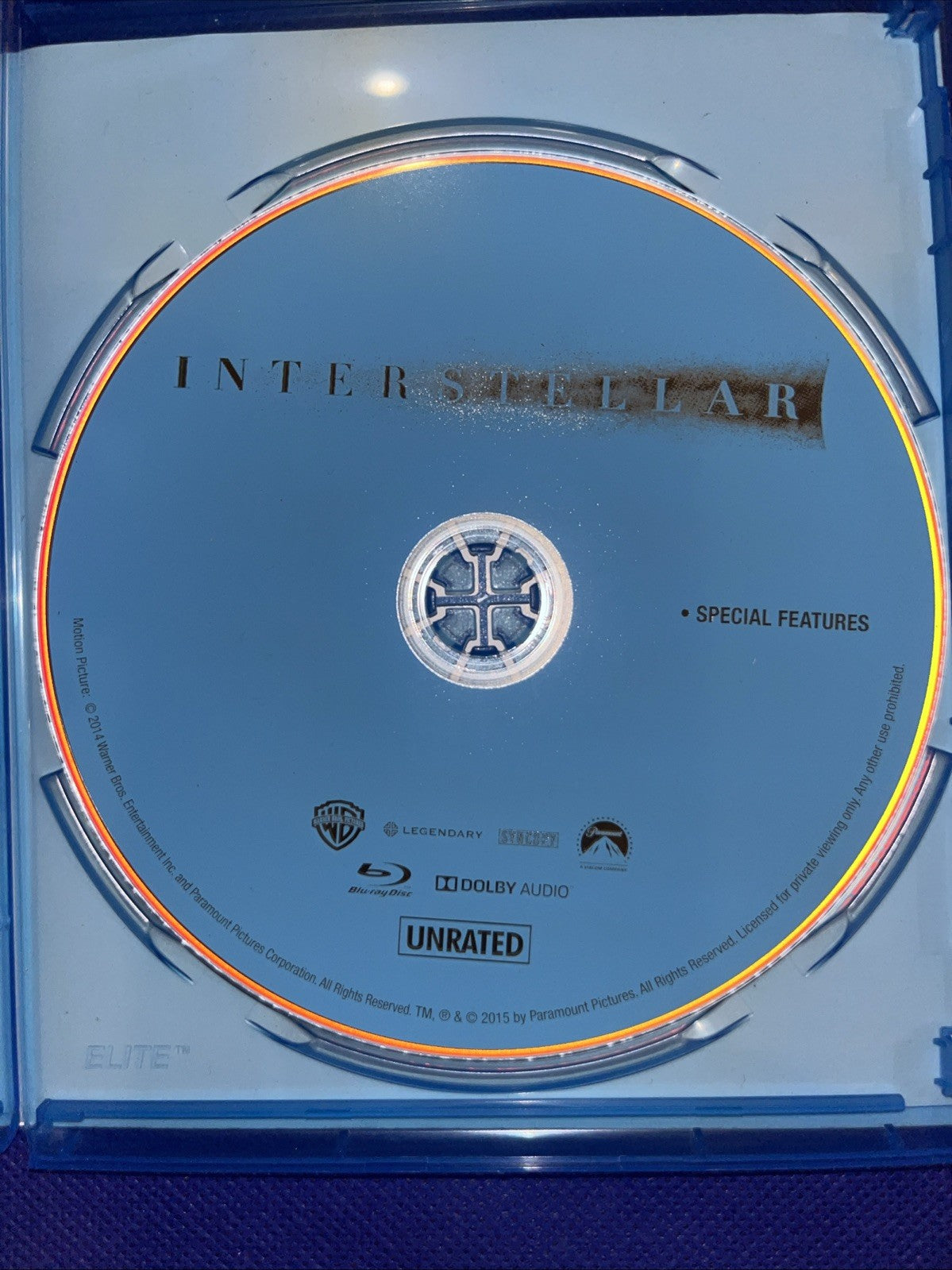 Interstellar: Special Features Only Blu-ray) Missing Actual Movie.