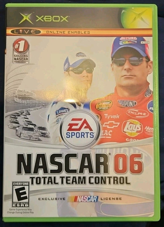 NASCAR 06: Total Team Control (Microsoft Xbox, 2005) Tested. No Scratches